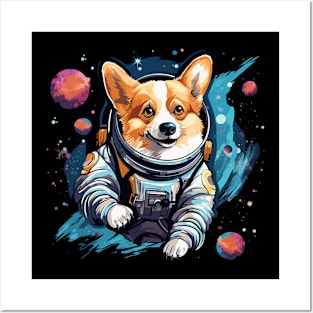 space corgi Posters and Art